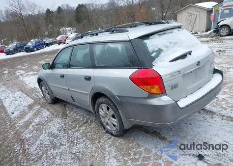 2005 Subaru Outback 2.5I from USA, damaged, VIN 4S4BP61C857325070